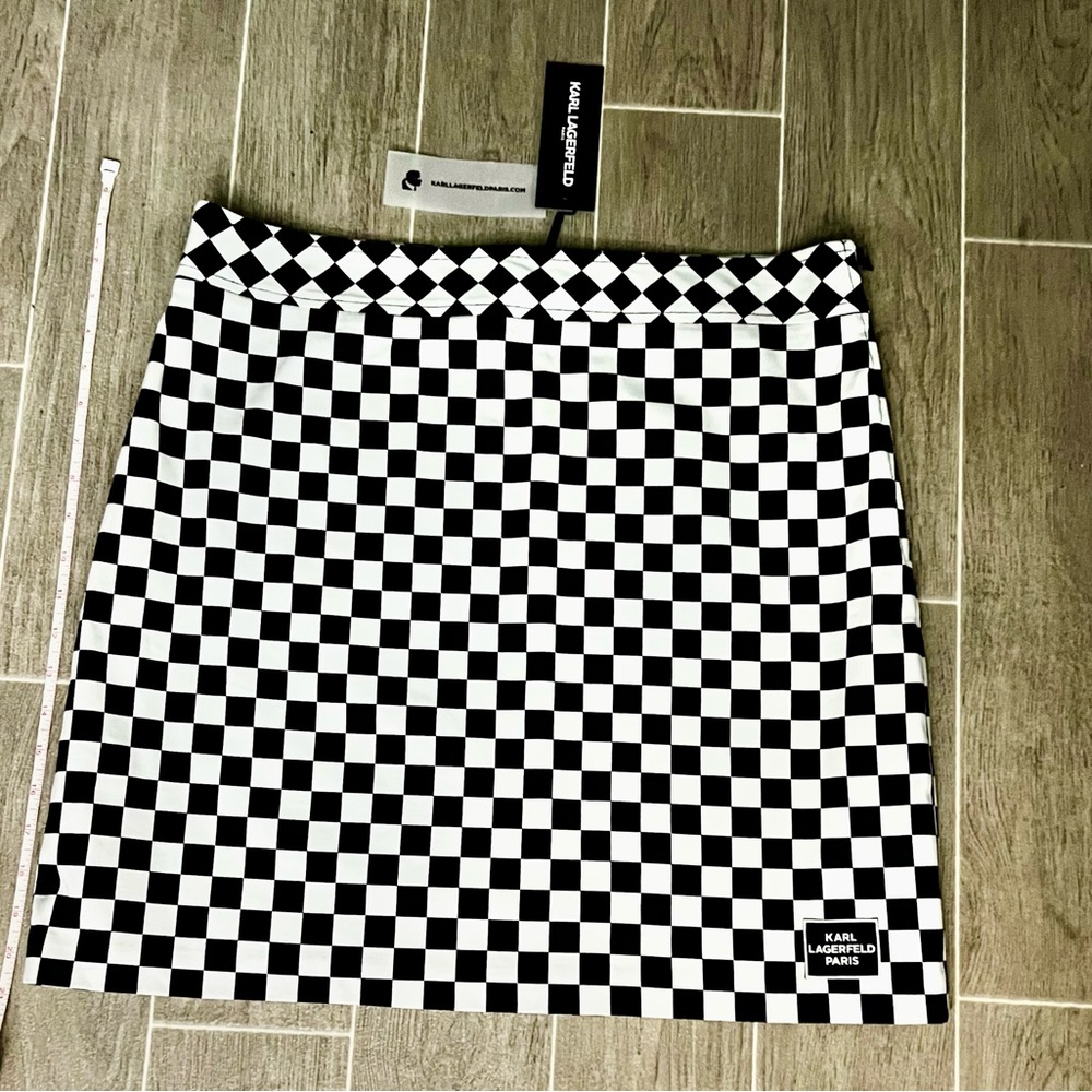 Karl Lagerfeld Checkered Mini
